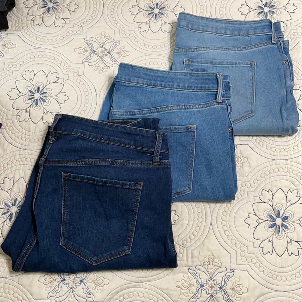 3 pairs old navy jeans